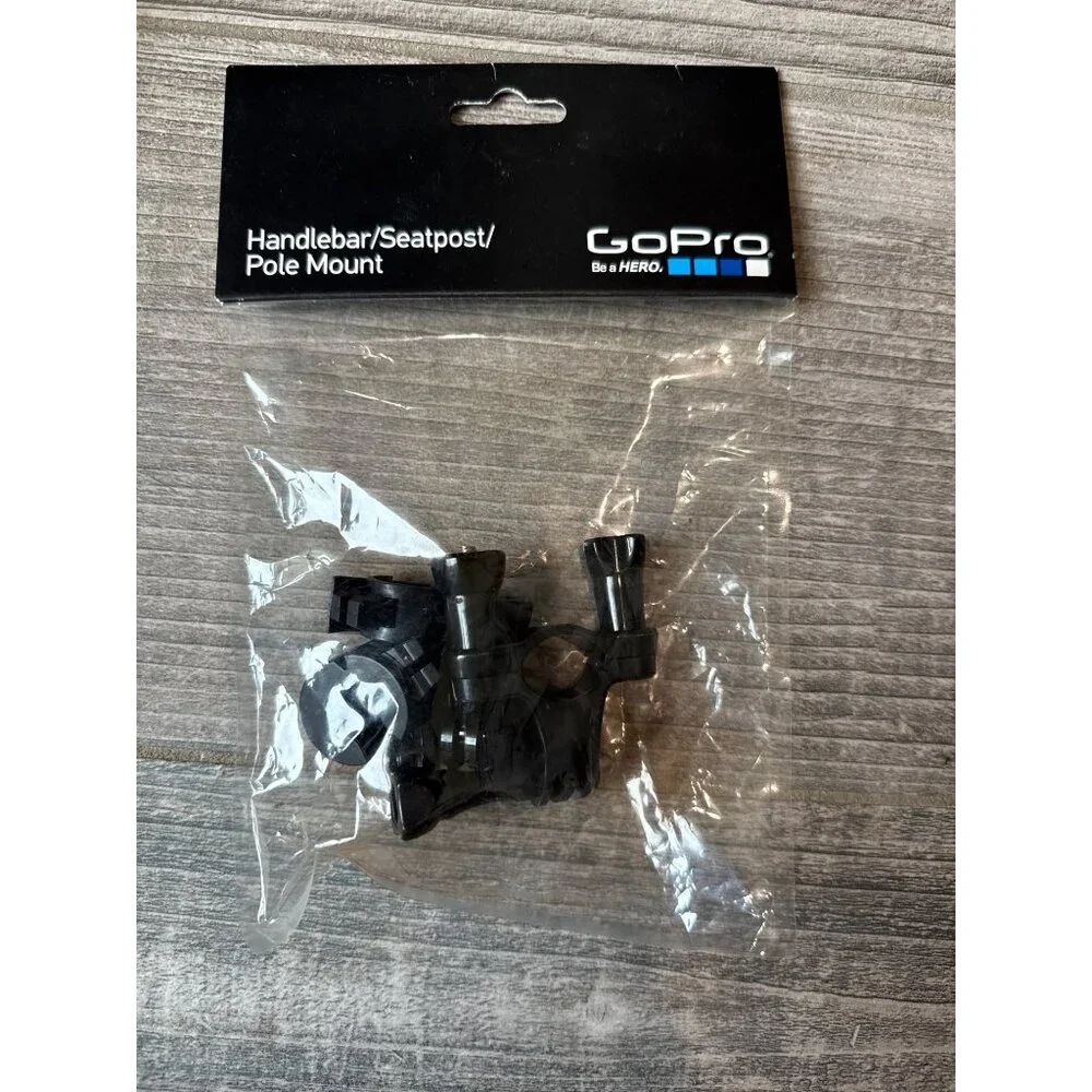 GoPro Authentic Parts Handlebar/Seatpost/Pole Mount NEW in Bag